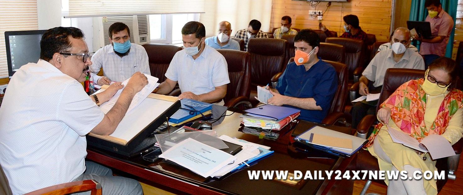 Navin Kumar Choudhary Chairs Slec Meeting Of Midh Daily 24x7 News