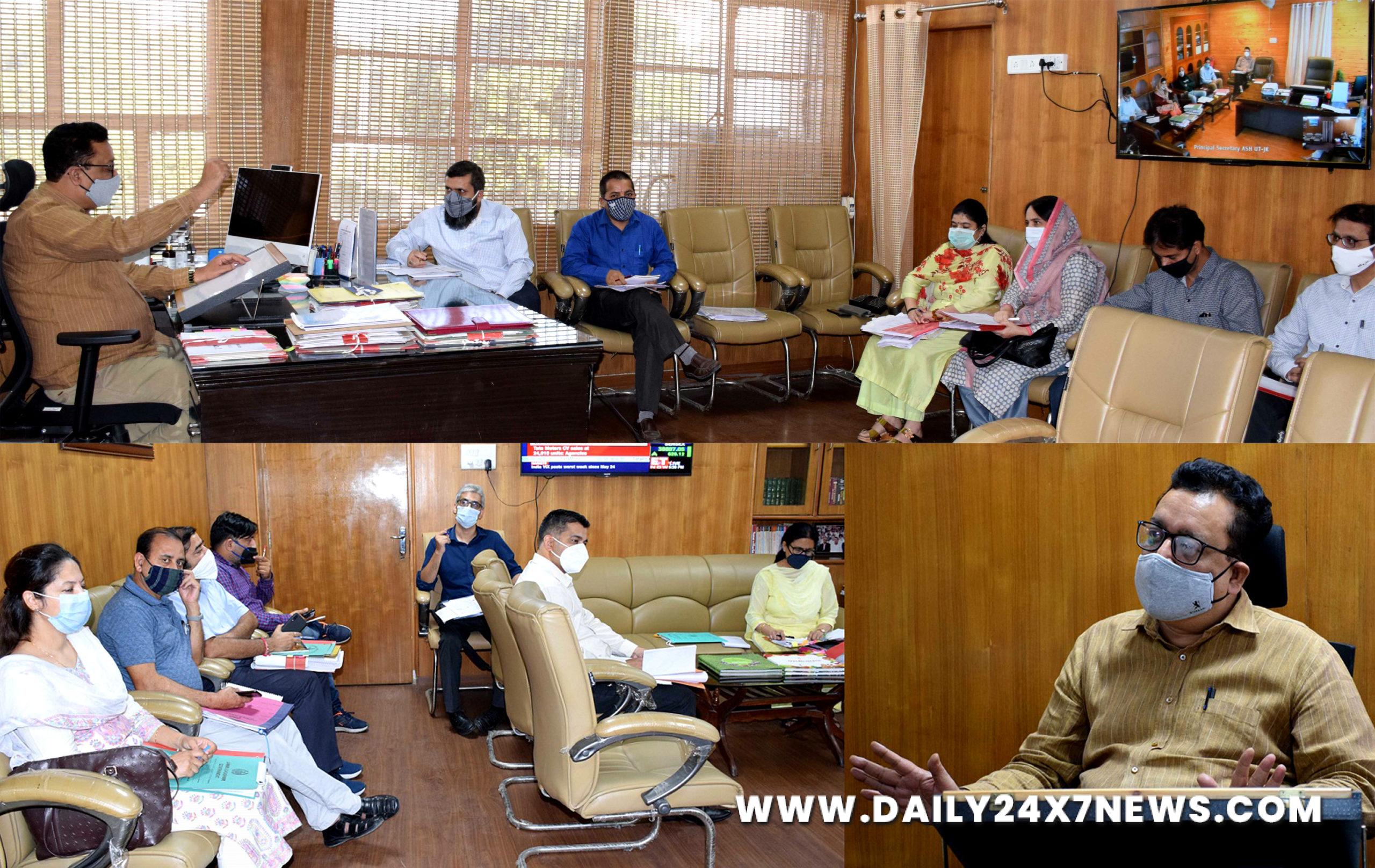 Navin Kumar Choudhary Reviews Performance Of Horticulture Livestock Sectors Under Current Annual Plan Daily 24x7 News