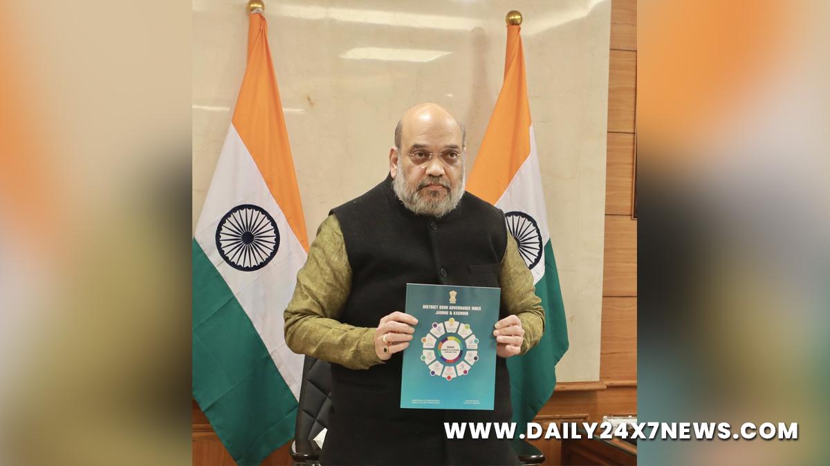 Amit Shah, Union Home Minister, BJP, Bharatiya Janata Party, District Good Governance Index, DARPG, Kashmir, Jammu And Kashmir, Jammu & Kashmir