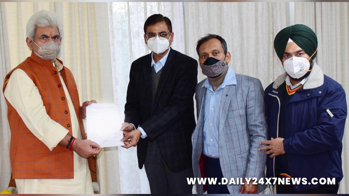 Manoj Sinha, Lieutenant Governor J&K, Raj Bhavan, Jammu, Srinagar, Kashmir, Jammu And Kashmir, Jammu & Kashmir