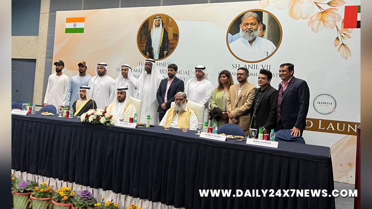 Anil Vij, Haryana, Bharatiya Janata Party, BJP, BJP Haryana, United Arab Emirates