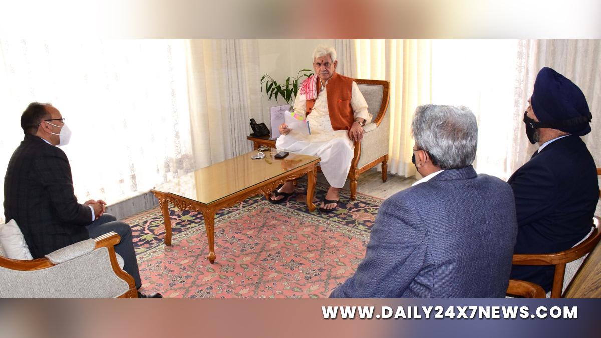 Manoj Sinha, Lieutenant Governor J&K, Raj Bhavan, Jammu, Srinagar, Kashmir, Jammu And Kashmir, Jammu & Kashmir