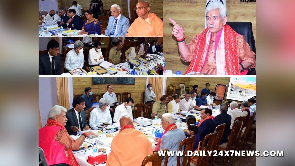 Manoj Sinha, Lieutenant Governor J&K, Raj Bhavan, Jammu, Srinagar, Kashmir, Jammu And Kashmir, Jammu & Kashmir
