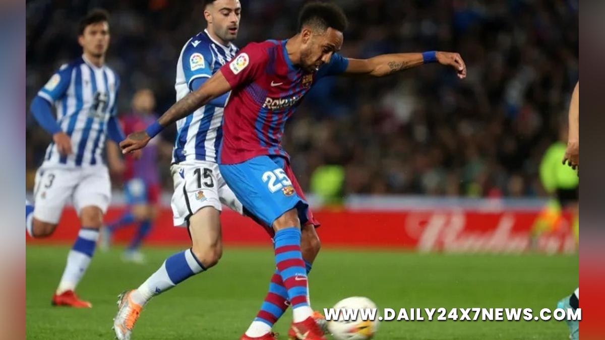 Sports News, Football, Madrid, La Liga, FC Barcelona, Real Sociedad, Pierre-Emerick Aubameyang