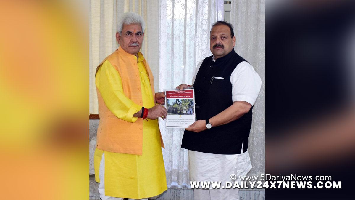 Manoj Sinha, Lieutenant Governor J&K, Raj Bhavan, Jammu, Srinagar, Kashmir, Jammu And Kashmir, Jammu & Kashmir, Devender Singh Rana