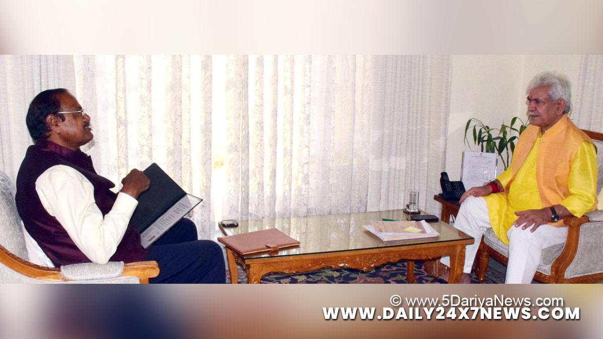 Manoj Sinha, Lieutenant Governor J&K, Raj Bhavan, Jammu, Srinagar, Kashmir, Jammu And Kashmir, Jammu & Kashmir