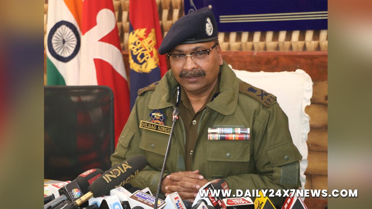 Dilbag Singh , J&K Director General of Police , Director General of Police J&K , Kashmir , Jammu And Kashmir , Jammu & Kashmir , Sopore , Sopore Police , North Kashmir