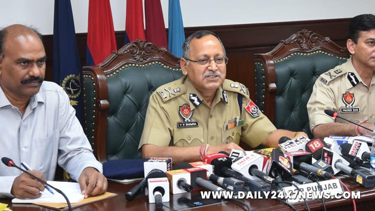 Punjab Admin, Chandigarh, Anti Gangster Task Force, Punjab DGP, VK Bhawra