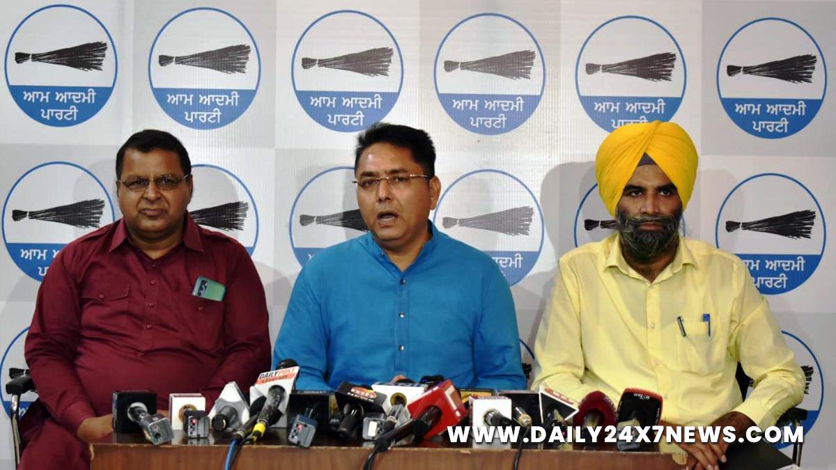Aman Arora, AAP, Aam Aadmi Party, AAP Punjab, Aam Aadmi Party Punjab, Neel Garg, Dr Sunny Singh Ahluwalia