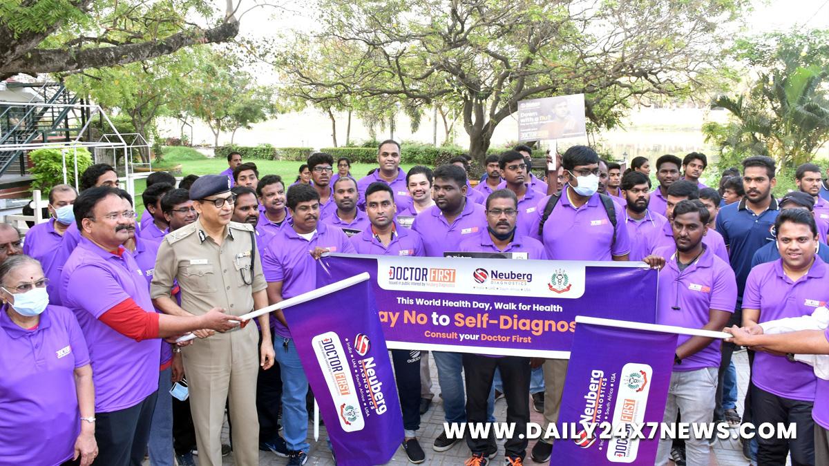 World Health Day, Neuberg Diagnostics, Shankar Jiwal, Indian Medical Association, Tamil Nadu, Chennai, Saying No to Self-Diagnosis