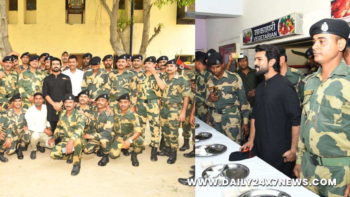 Ram Charan, Tollywood, Entertainment, Actor, Actress, Cinema, Movie, Telugu Films, BSF, RRR, Border Security Force