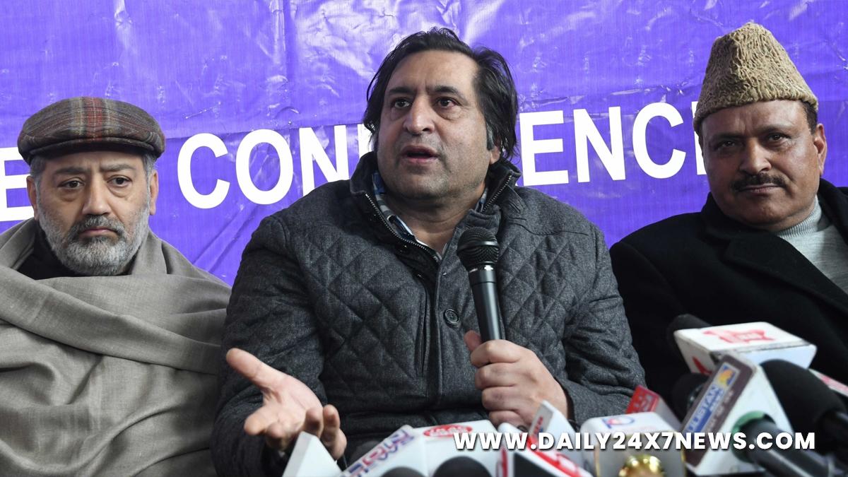 Sajad Lone , Peoples Conference , Jammu and Kashmir Peoples Conference, Handwara