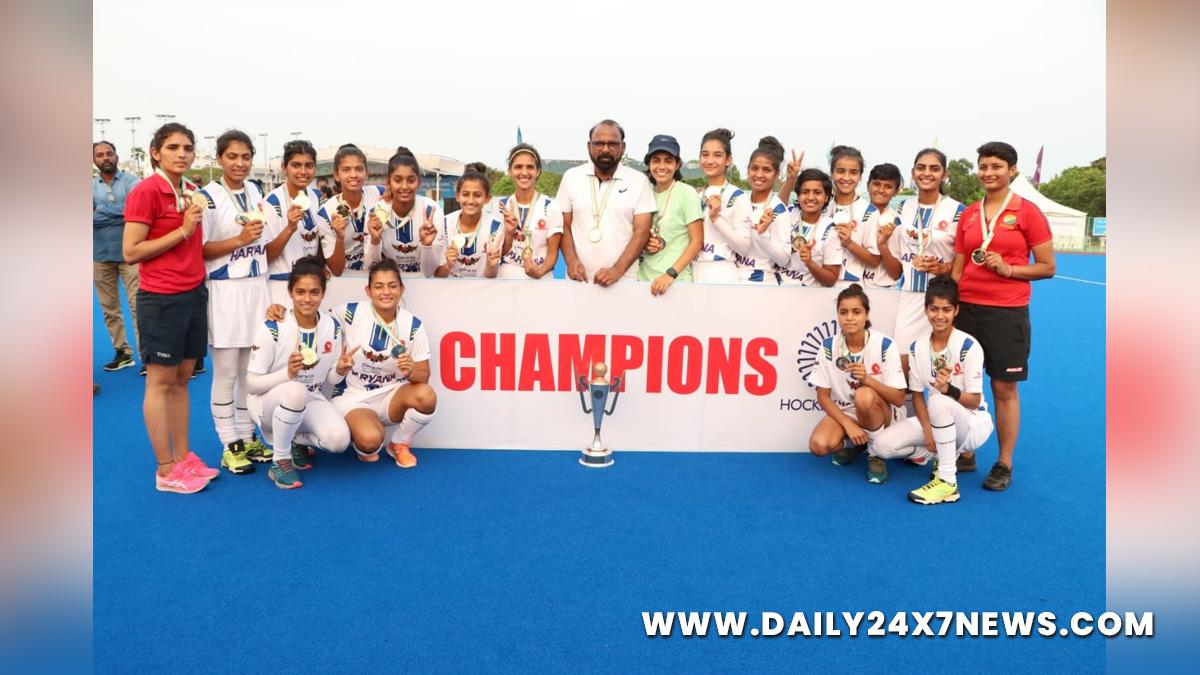 Sports News, Hockey, Haryana, Jharkhand, Jr Women Hockey Nationals, Andhra Pradesh