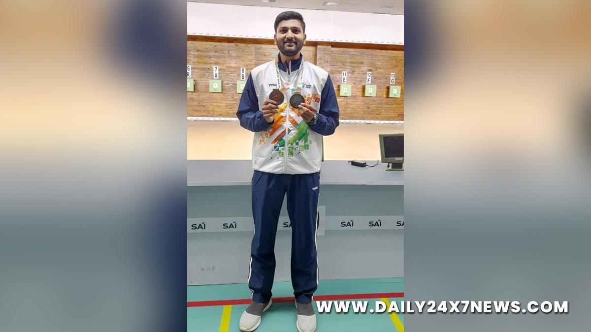 Sports News, Shooting, KIUG Bronze Medallist, Gajanan Shahadev Khandagale