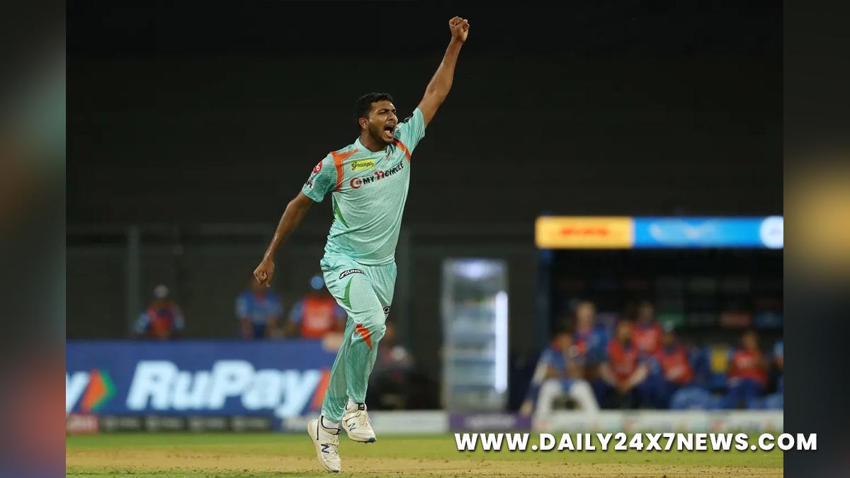 Sports News, Cricket, Cricketer, Player, Bowler, Batsman, Indian Premier League, IPL, IPL 2022, #IPL2022, Lucknow Super Giants, Mumbai Indians, Mohsin Khan