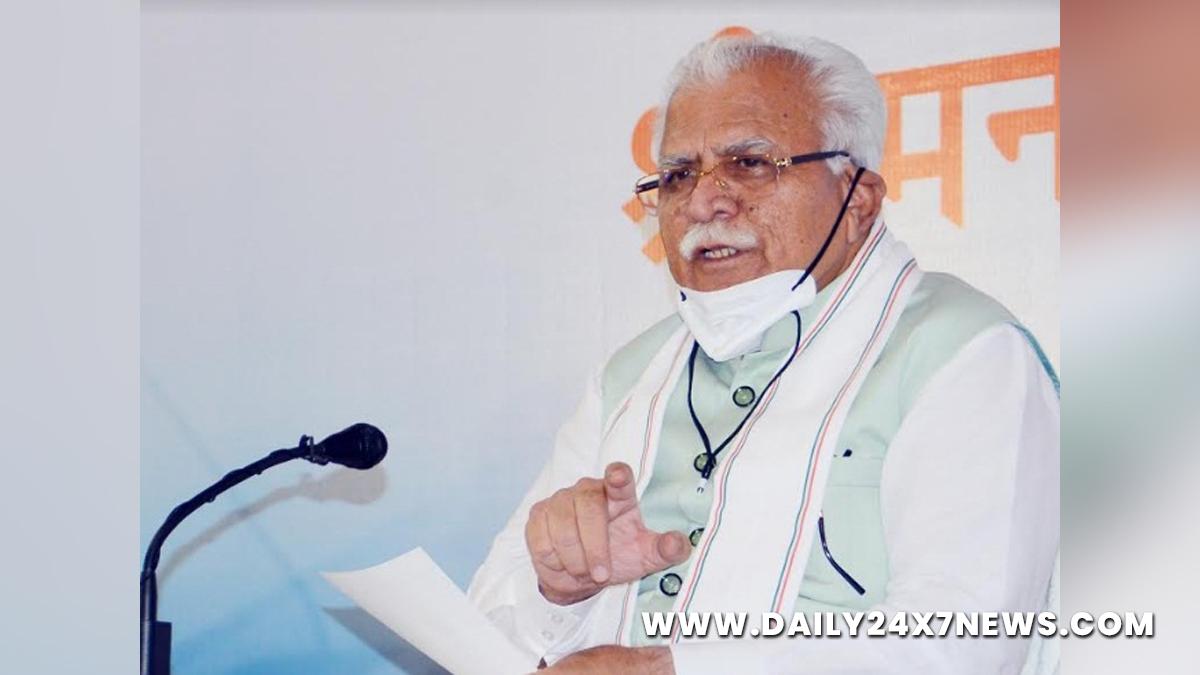 Manohar Lal Khattar, Haryana, Bharatiya Janata Party, BJP, Haryana Chief Minister, Chief Minister of Haryana