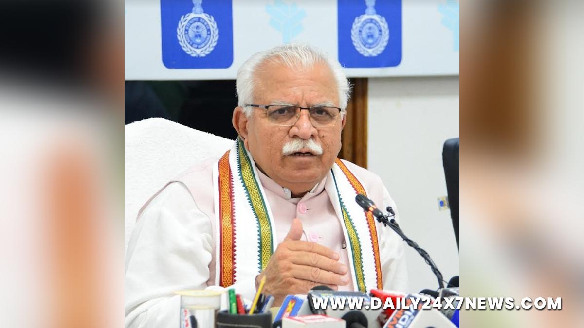Manohar Lal Khattar, Haryana, Bharatiya Janata Party, BJP, Haryana Chief Minister, Chief Minister of Haryana, Parkash Purab, Guru Tegh Bahadur Ji