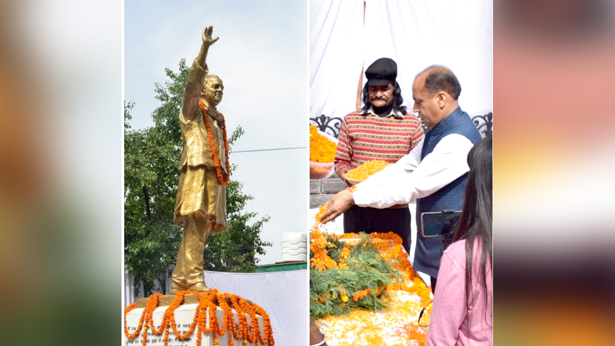 Jai Ram Thakur, Himachal Pradesh, Himachal, Bharatiya Janata Party, BJP, BJP Himachal, Shimla, Chief Minister of Himachal Pradesh, BJP Himachal Pradesh, Rajiv Gandhi, Sadbhavana Chowk, Chhota Shimla