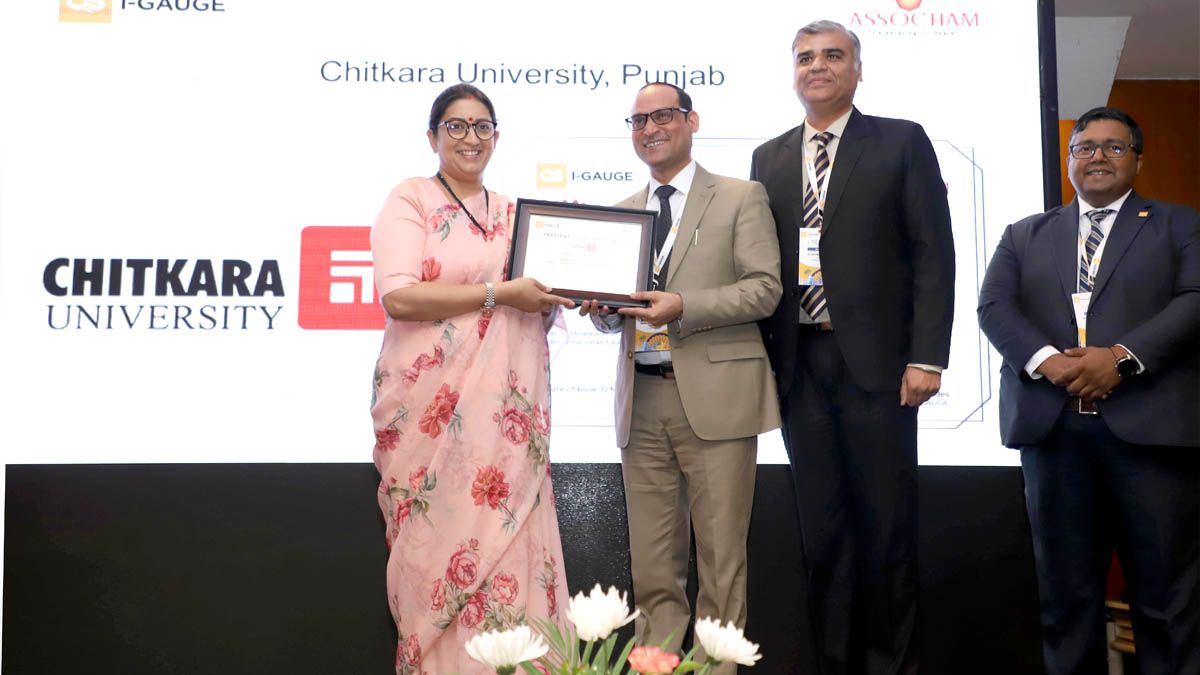 Smriti Irani, Smriti Zubin Irani, BJP, Bharatiya Janata Party, Union Textile Minister, Chitkara University, Banur, Rajpura