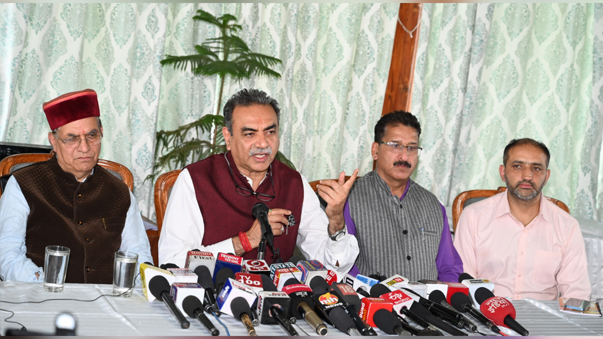 Sanjay Tandon, BJP State Co Incharge Sanjay Tandon, Shimla, Himachal Pradesh, Saudan Singh, Avinash Rai khanna, Suresh kashyap