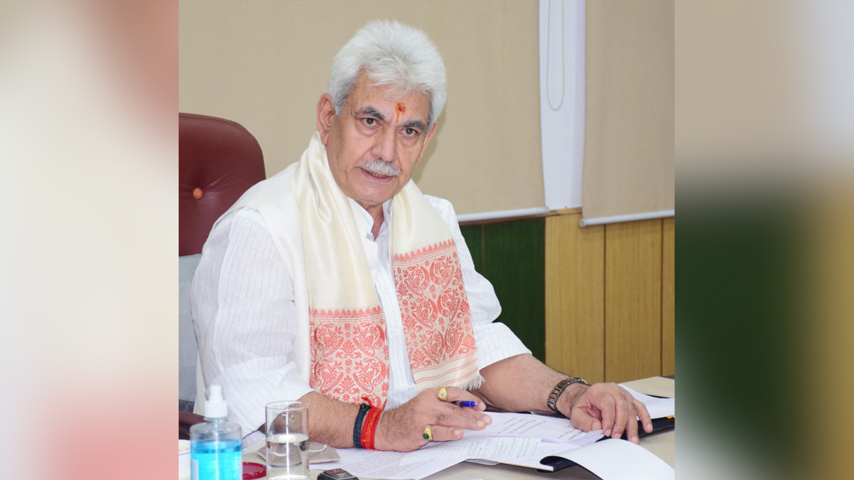 Manoj Sinha, Lieutenant Governor J&K, Raj Bhavan, Jammu, Srinagar, Kashmir, Jammu And Kashmir, Jammu & Kashmir, JKCCE, Jammu and Kashmir Combined Competitive Examination