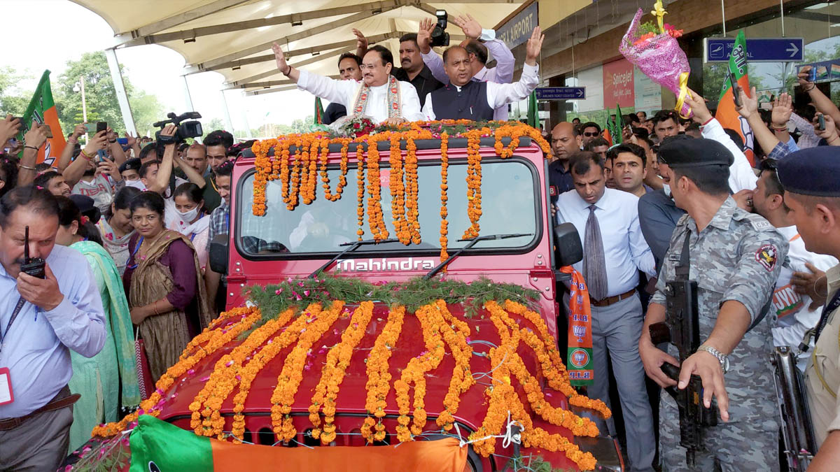 Jagat Prakash Nadda, BJP President, BJP, Bharatiya Janata Party, Jai Ram Thakur, Himachal Pradesh, Himachal, Bharatiya Janata Party, BJP, BJP Himachal, Shimla, Chief Minister of Himachal Pradesh, BJP Himachal Pradesh