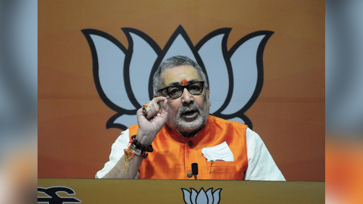 Giriraj Singh, BJP, Bharatiya Janata Party, Union Minister for Rural Development, Panchayati Raj, C Voter Survey