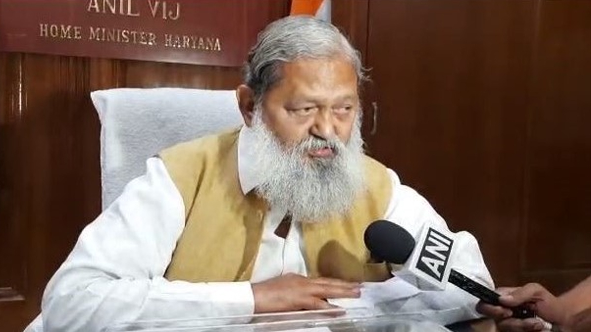 Anil Vij, Haryana, Bharatiya Janata Party, BJP, BJP Haryana, Bastara, Toll Plaza, Karnal, Haryana Police