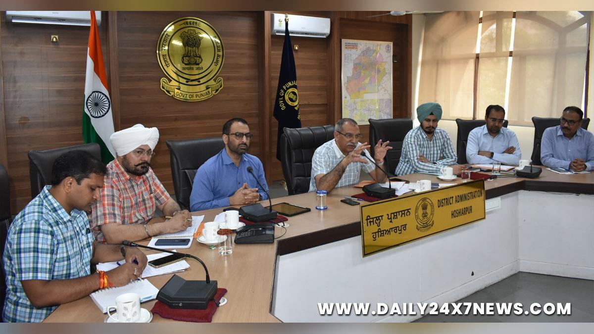 DC Hoshiarpur, Deputy Commissioner Hoshiarpur, Sandeep Hans, Hoshiarpur