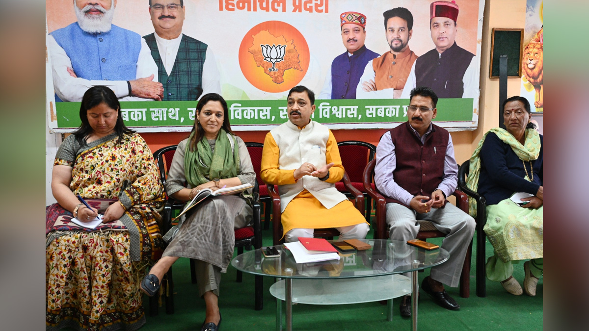 Suresh Kashyap, Himachal Pradesh, Himachal, Bharatiya Janata Party, BJP, BJP Himachal, Shimla, BJP Himachal Pradesh