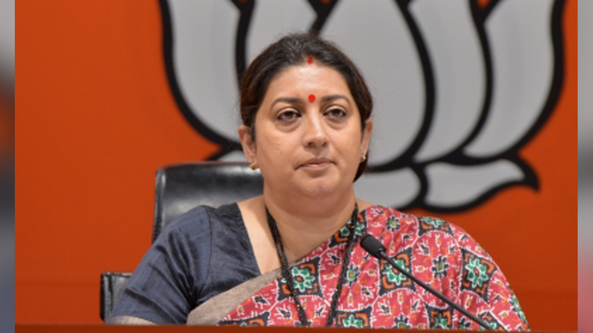 Smriti Irani, Smriti Zubin Irani, BJP, Bharatiya Janata Party, Union Women and Child Development Minister, C Voter Survey