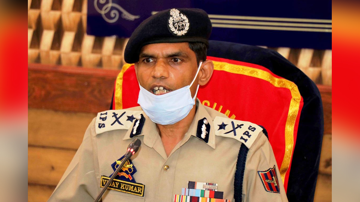 Jammu & Kashmir, JK Admin, Inspector General of Police, Kashmir, Srinagar, Vijay Kumar
