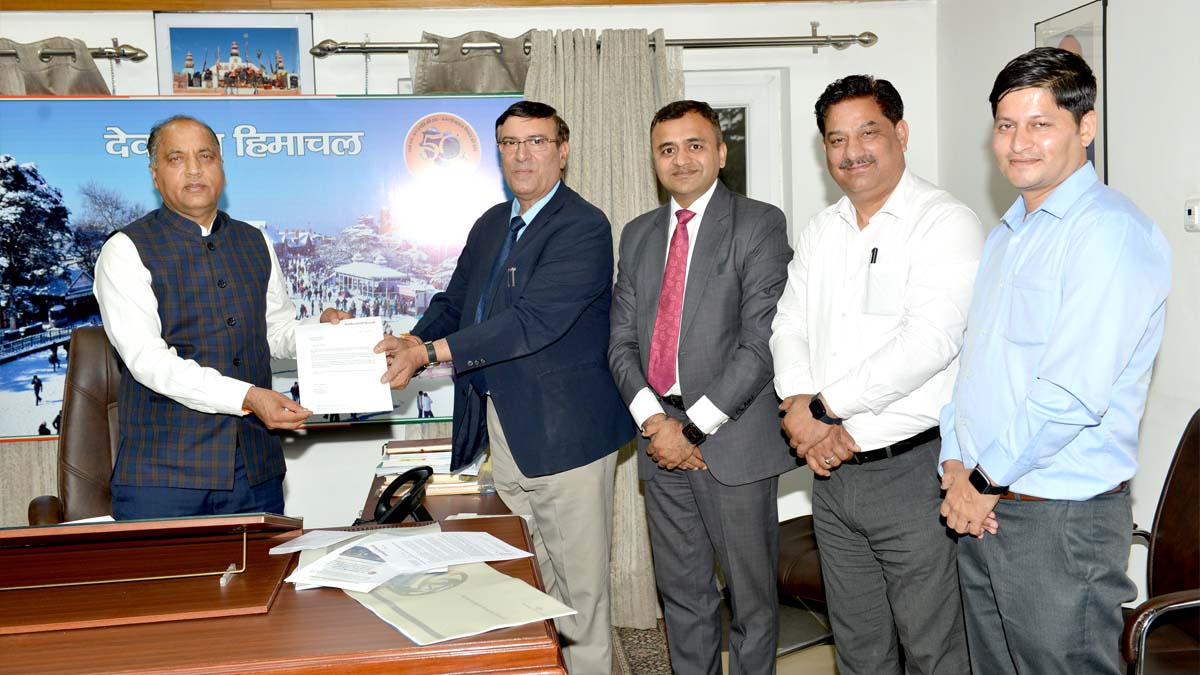 Jai Ram Thakur, Himachal Pradesh, Himachal, Bharatiya Janata Party, BJP, BJP Himachal, Shimla, Chief Minister of Himachal Pradesh, BJP Himachal Pradesh, Delegation Of Hinduja Group, Dr. S.K. Chadda