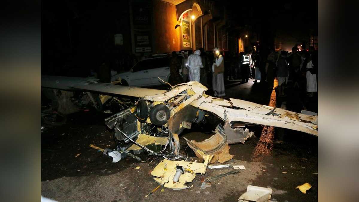 Crime News World, Crime News, Drone Crashes, Spy Drone, Sanaa