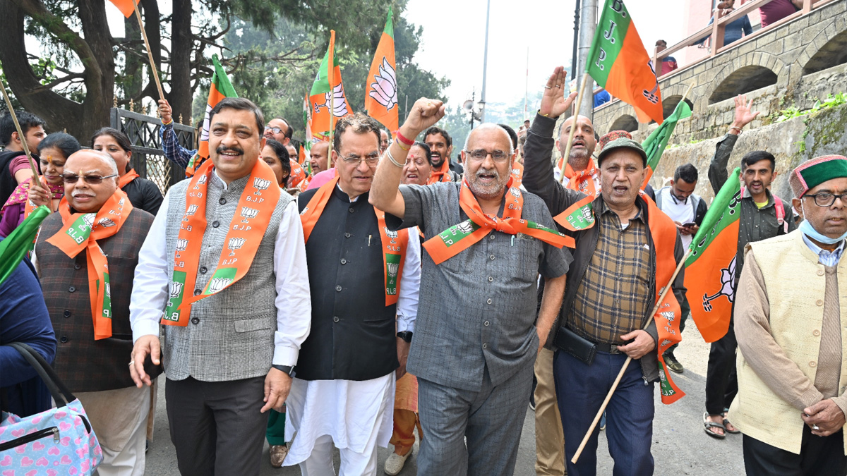 Suresh Kashyap, Himachal Pradesh, Himachal, Bharatiya Janata Party, BJP, BJP Himachal, Shimla, BJP Himachal Pradesh, Suresh Bhardwaj, Avinash Rai Khanna,Trilok Jamwal