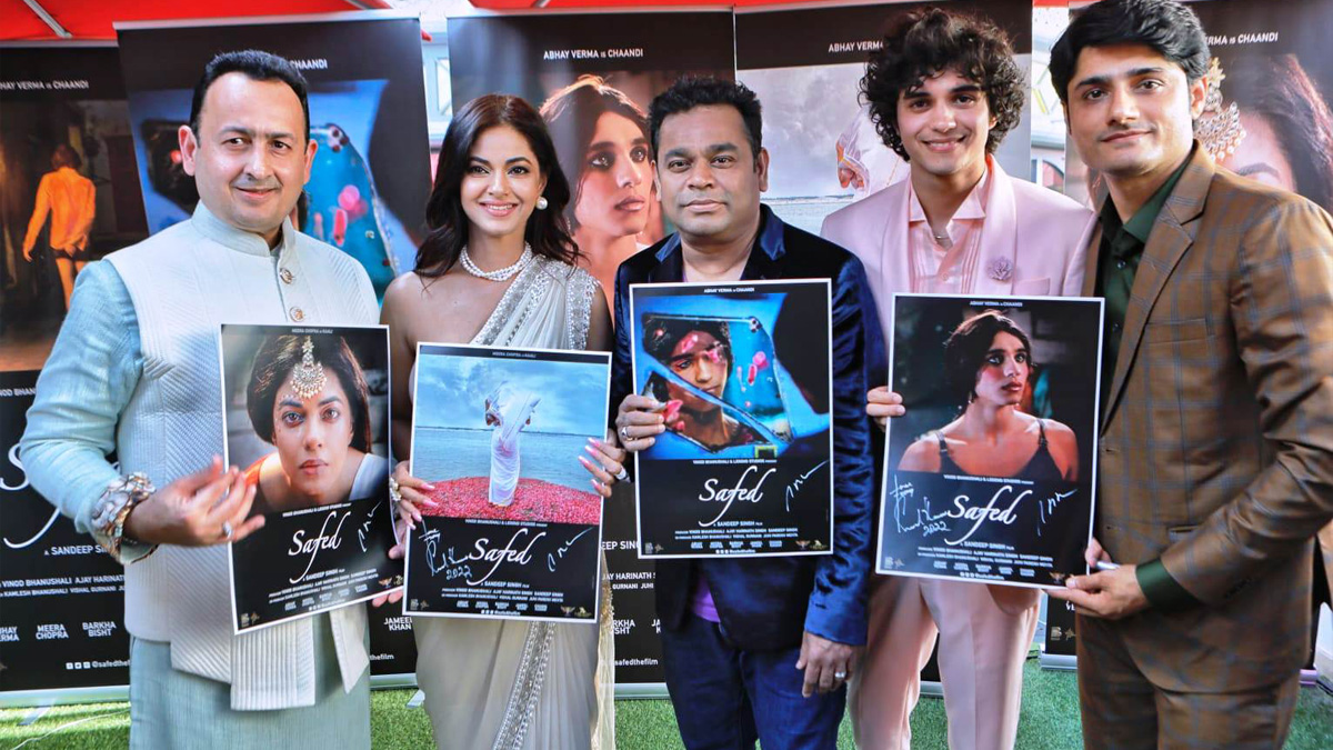 Music, Entertainment, Mumbai, Singer, Song, Mumbai News, Abhay Verma, Meera Chopra, Bhanushali Studios Ltd & Legend Studios, Sandeep Singh, SAFED, A.R. Rahman