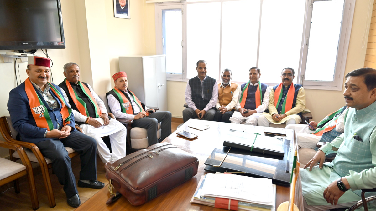 Suresh Kashyap, Himachal Pradesh, Himachal, Bharatiya Janata Party, BJP, BJP Himachal, Shimla, BJP Himachal Pradesh