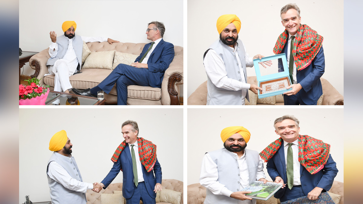 Bhagwant Mann, AAP, Aam Aadmi Party, Aam Aadmi Party Punjab, AAP Punjab, Government of Punjab, Punjab Government, Punjab, Chief Minister Of Punjab, United Kingdom, UK, Alex Ellis
