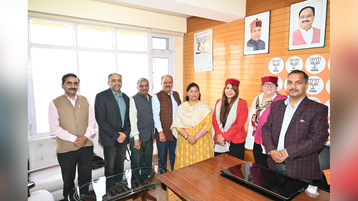 Himachal Pradesh, Himachal, Bharatiya Janata Party, BJP, BJP Himachal, Shimla, Kavleen Chatwal, Karen McCrea, Trilok Jamwal