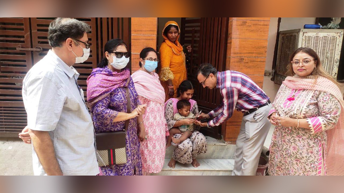 Civil Surgeon Mohali, Dr. Adarshpal Kaur, Dr. Nisha Sahi, Dr. Girish Dogra, Pulse Polio Vaccination, Pulse Polio, Anti-polio drive, Sub-national immunisation day, SNID