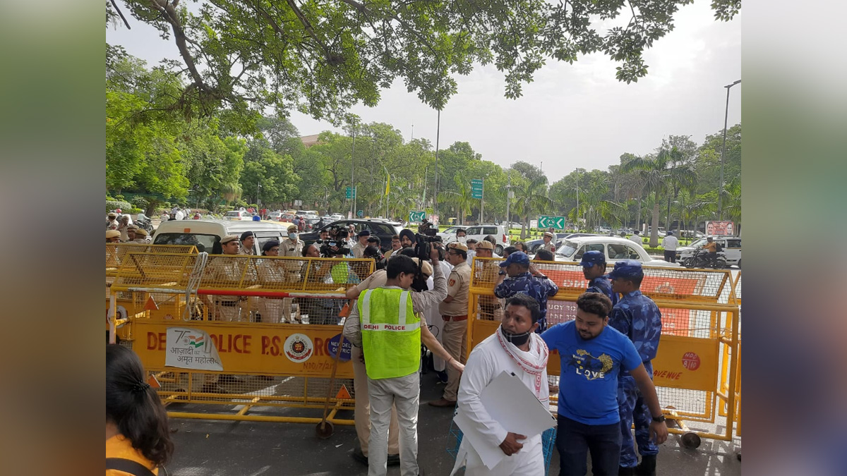 Protest, Agitation, Demonstration, Strike, Congress, Congress ED March, Enforcement Directorate, ED, Rahul Gandhi, Sonia Gandhi, National Herald Case
