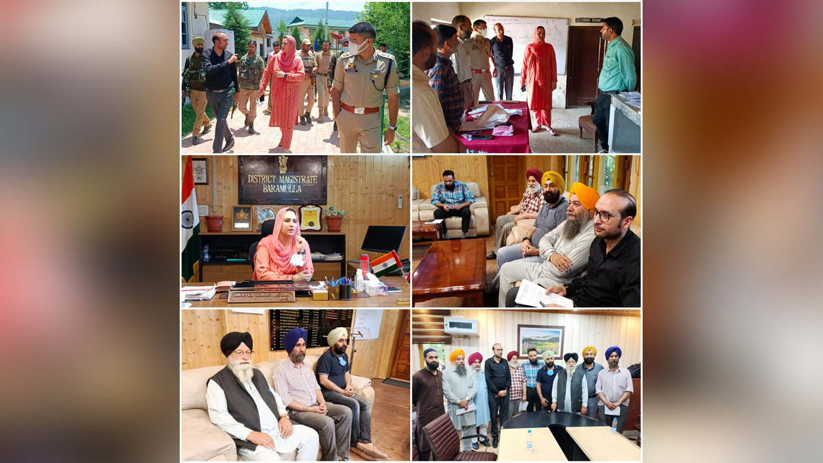 DDC Baramulla, Deputy Commissioner Baramulla, Dr. Syed Sehrish Asgar, Baramulla, Kashmir, Jammu And Kashmir, Jammu & Kashmir, District Gurdwara Prabandhak Committee, DGPC