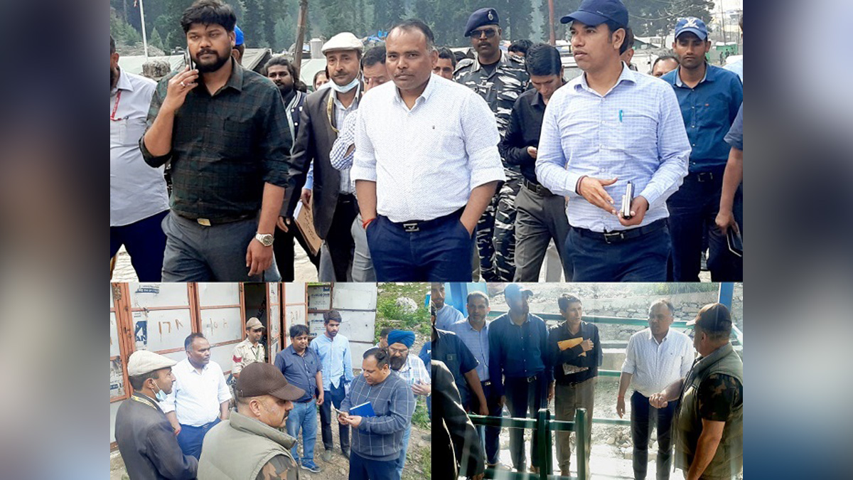 DDC Kashmir, Pandurang Kondbara Pole, Divisional Commissioner Kashmir, Srinagar, Jammu, Kashmir, Jammu And Kashmir, Jammu & Kashmir, Shri Amarnath Ji Yatra, Shri Amarnathji Yatra 2022, Amarnathji Yatra, Amarnathji Yatra 2022, Shri Amarnath Ji Pilgrimage, Shri Amarnathji Shrine Board, SASB, SANJY-2022