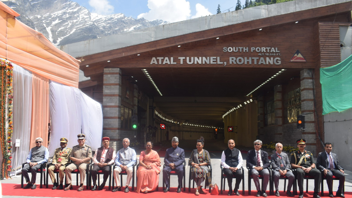 Ram Nath Kovind, President of India, President, Indian President, Rashtrapati, Atal Tunnel, Manali, Himachal Pradesh