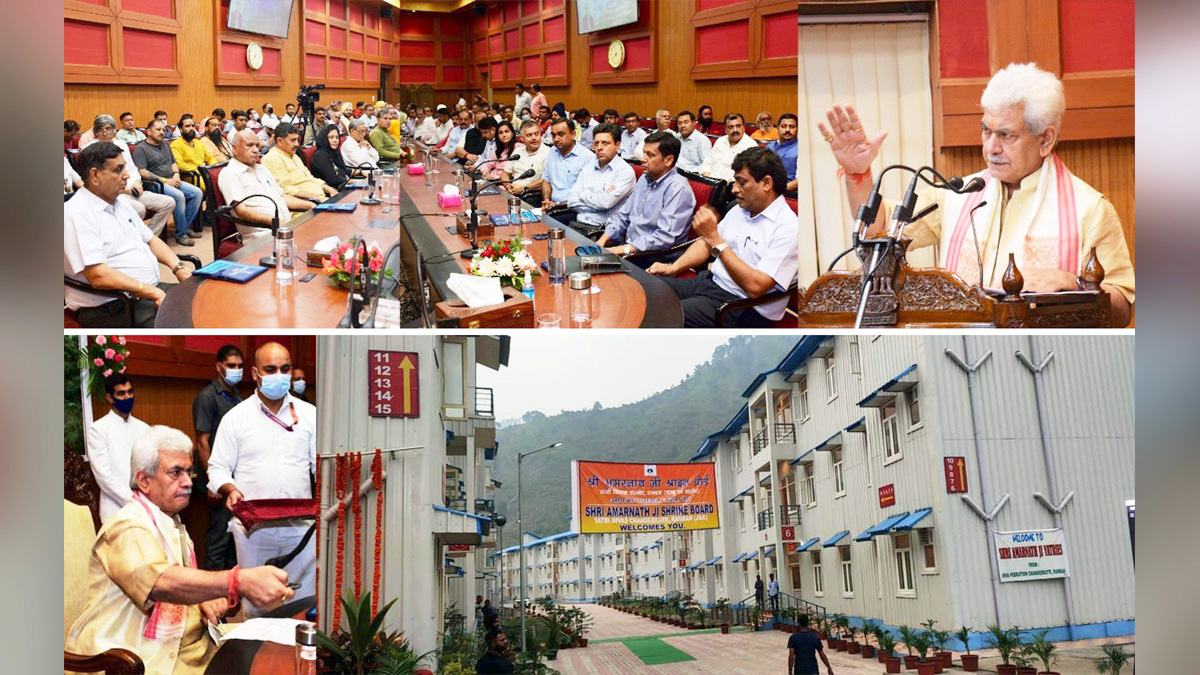 Manoj Sinha, Lieutenant Governor J&K, Raj Bhavan, Jammu, Srinagar, Kashmir, Jammu And Kashmir, Jammu & Kashmir