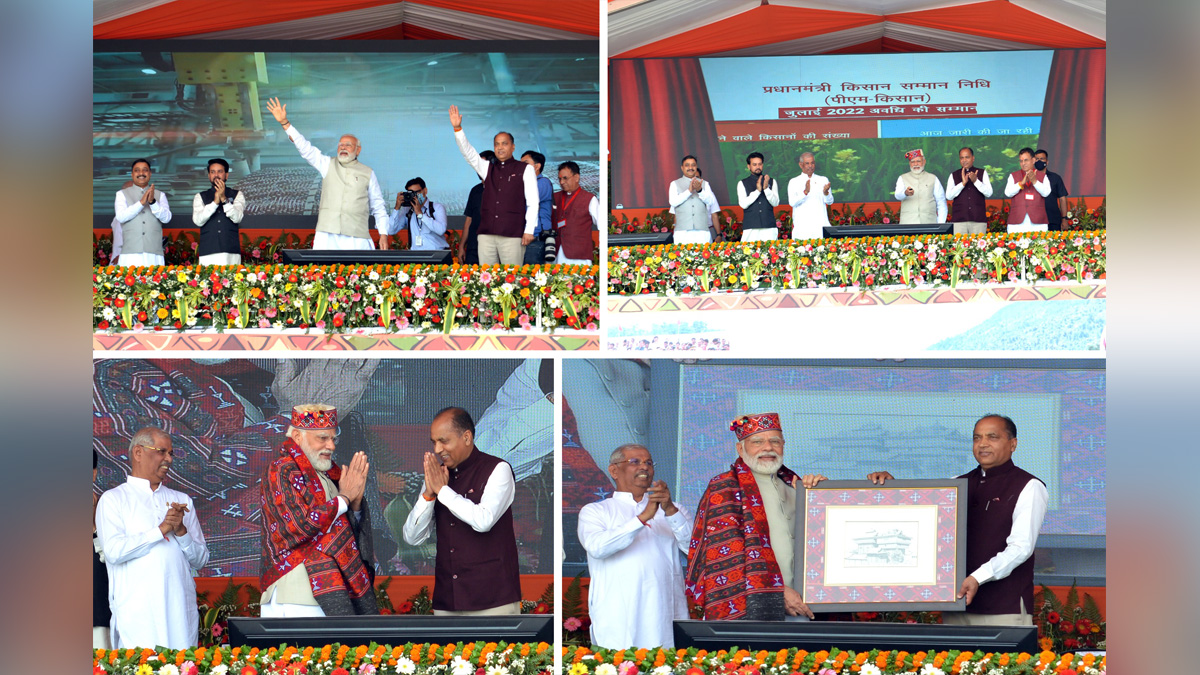 Narendra Modi, Modi, Prime Minister of India, Prime Minister, Narendra Damodardas Modi, Jai Ram Thakur, Himachal Pradesh, Himachal, Bharatiya Janata Party, BJP, BJP Himachal, Shimla, Chief Minister of Himachal Pradesh, BJP Himachal Pradesh, Garib Kalyan Sammelan