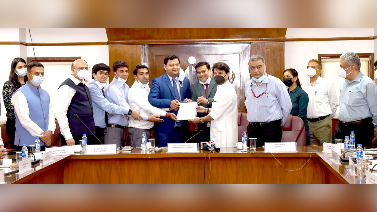 Jyotiraditya Scindia, Jyotiraditya Madhavrao Scindia, BJP, Bharatiya Janata Party, Type Certificate under Drone Rules, 2021, TC, Gurugram