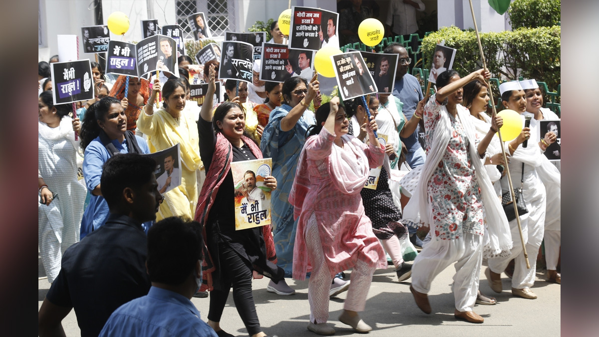 Protest, Agitation, Demonstration, Strike, Congress, Congress ED March, Enforcement Directorate, ED, Rahul Gandhi, Sonia Gandhi, National Herald Case