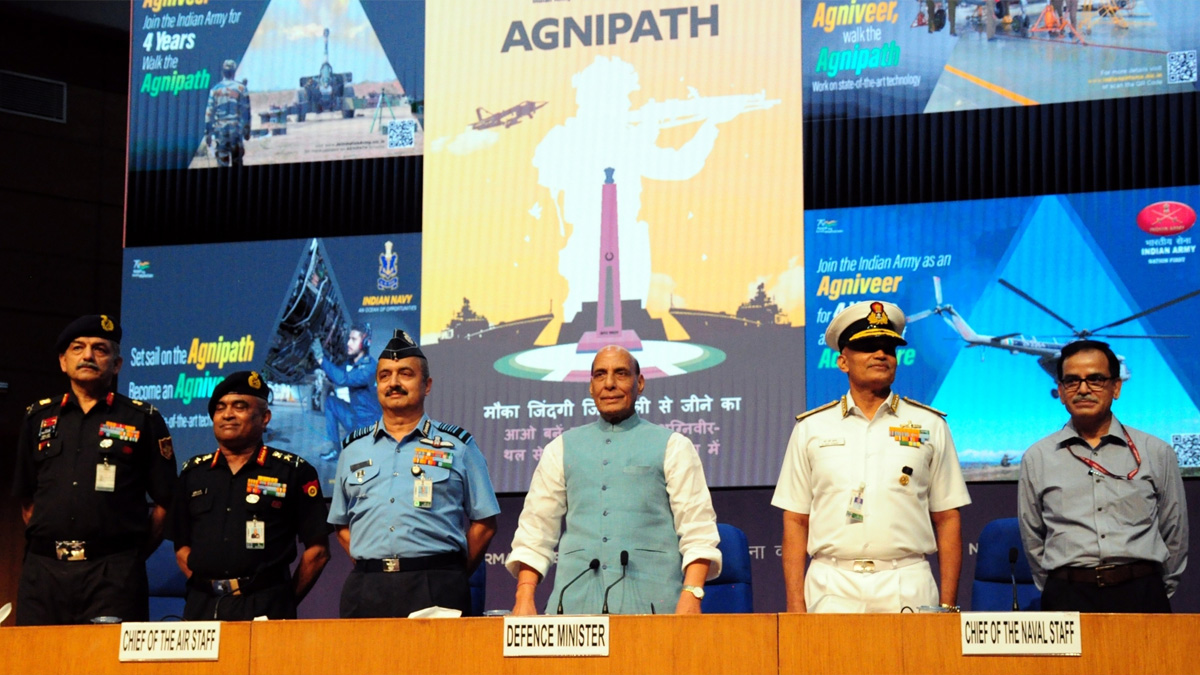 Rajnath Singh, Union Defence Minister, Defence Minister of India, BJP, Bharatiya Janata Party, Agnipath