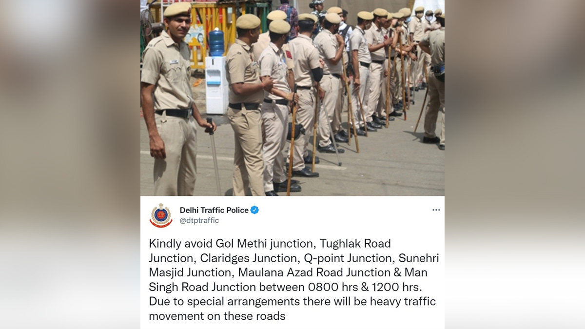 Protest, Agitation, Demonstration, Strike, Congress, Congress ED March, Enforcement Directorate, ED, Rahul Gandhi, Sonia Gandhi, National Herald Case, Delhi Traffic Police